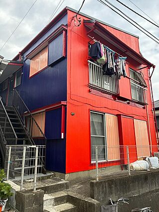 別角度の正面道...