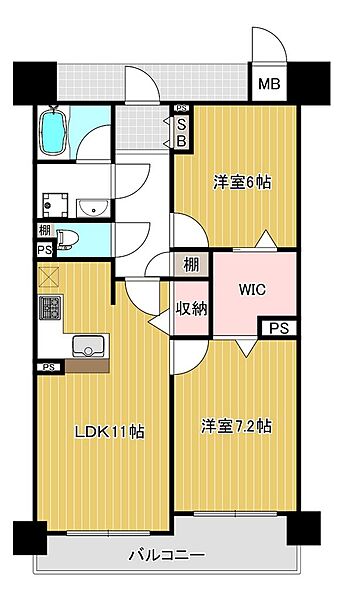 間取りを拡大表示