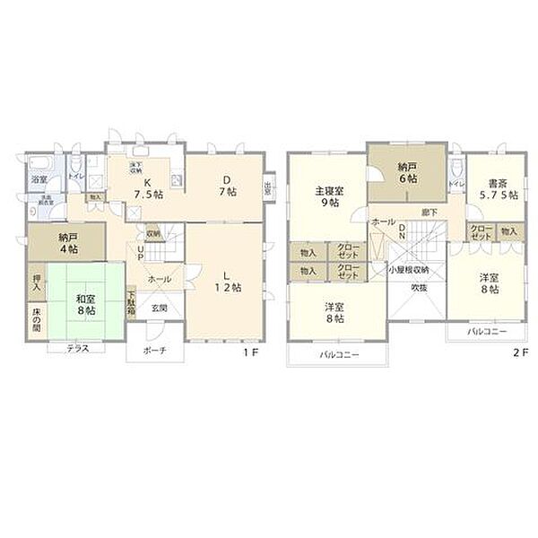 間取りを拡大表示