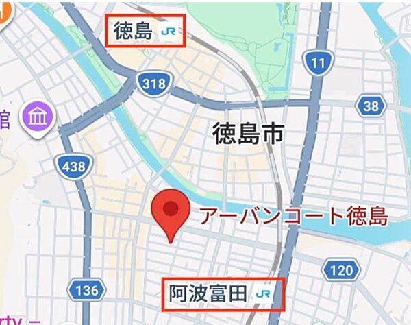 地図を拡大表示
