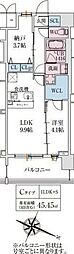 スプランディッド梅田グランノース 1SLDKの間取図画像