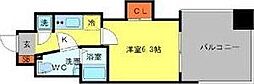 セレニテ本町エコート 1Kの間取図画像