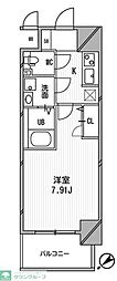 Aden谷町 1Kの間取図画像