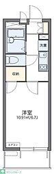 レオパレスComfortL 1Kの間取図画像