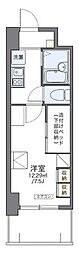 グリーンヒル 1Kの間取図画像