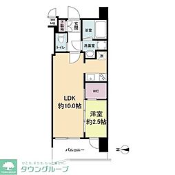 セレニテ西中島アリア弐番館 1LDKの間取図画像