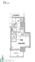 エスリード新大阪ザマーク 1Kの間取図画像