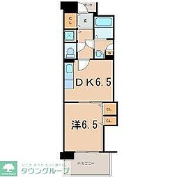シティコート豊中二葉町 1DKの間取図画像
