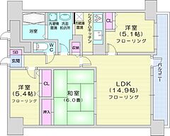 物件の間取り
