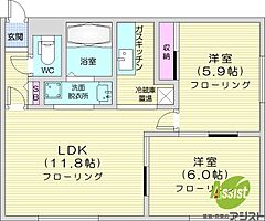 物件の間取り