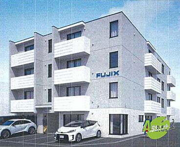 外観:完成予想パース 札幌市西区西野「エフビル14」 外観:完成予想パース 札幌市西区西野「エフビル14」