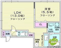 物件の間取り