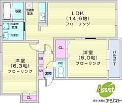 物件の間取り