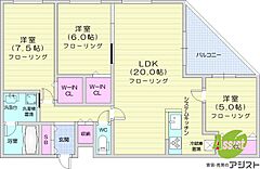 物件の間取り