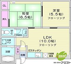 物件の間取り