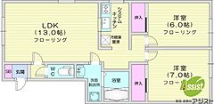 物件の間取り