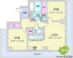 物件の間取り