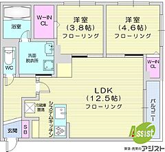 物件の間取り