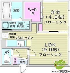 🉐敷金礼金0円！🉐札幌市営東西線 西１１丁目駅 徒歩7分