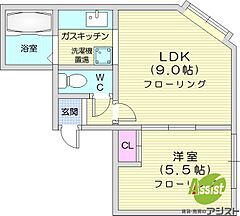 物件の間取り