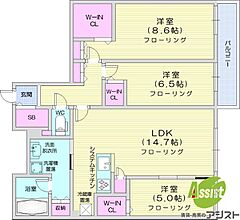 物件の間取り