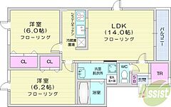 物件の間取り