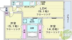 物件の間取り