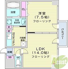物件の間取り