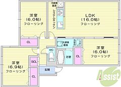 物件の間取り