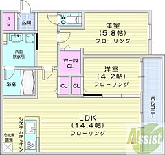 物件の間取り