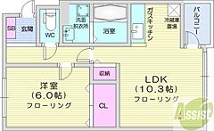 物件の間取り