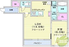 物件の間取り