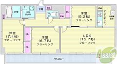 物件の間取り
