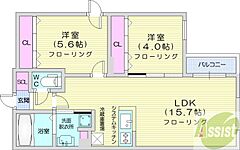物件の間取り