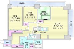 物件の間取り