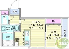 物件の間取り