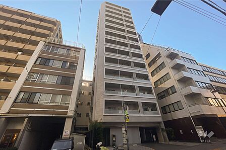 クオリア三田の外観（北側から）