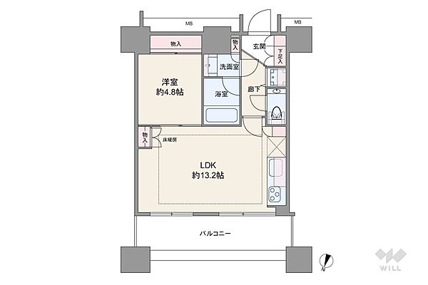 間取りを拡大表示