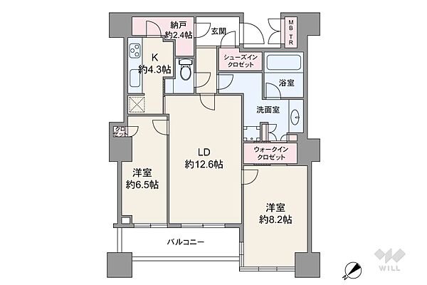 間取りを拡大表示