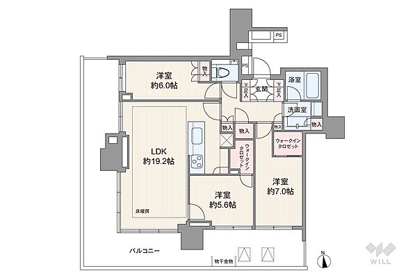 間取りを拡大表示