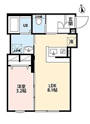 robot home 一之江III 1LDKの間取図画像