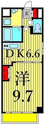 MKT葛西 1DKの間取図画像