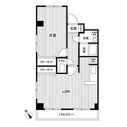 クラーシェ妙典 1LDKの間取図画像