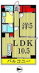 COMFORIA錦糸町 1LDKの間取図画像