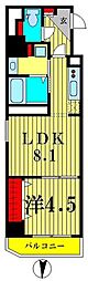 リテラス森下 1LDKの間取図画像