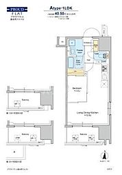 墨田区緑4丁目マンション 1LDKの間取図画像