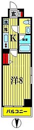 T-TERRACE森下 1Kの間取図画像