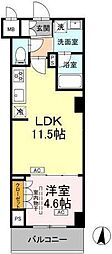 江東区枝川3丁目マンション 1LDKの間取図画像