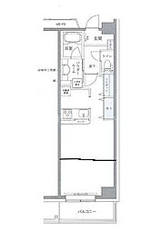 プライムアーバン豊洲 1LDKの間取図画像