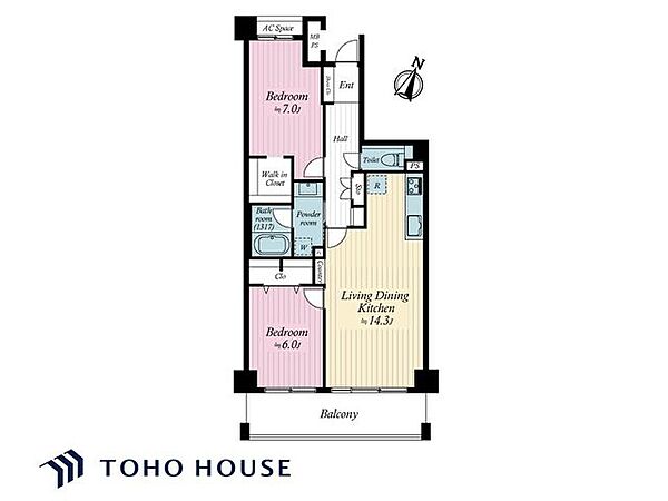 間取りを拡大表示